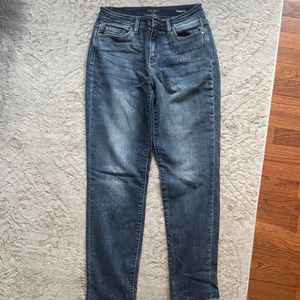 Judy Blue Dark Wash Boyfriend Jeans